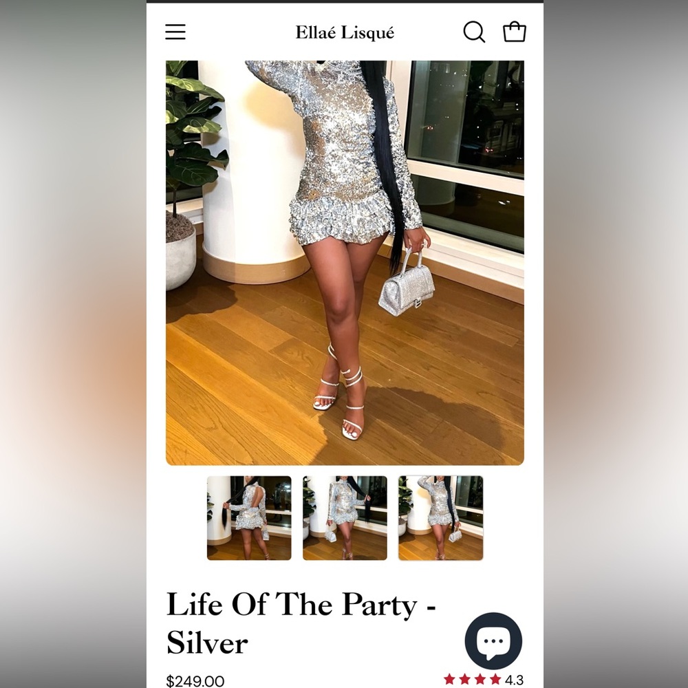 Ellae Lisque: LIFE OF THE PARTY DRESS